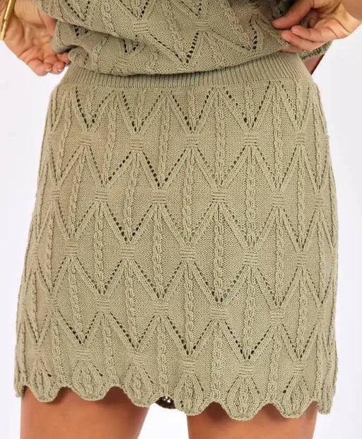 Sage the Label Succulent Sweater Mini Skirt WOMEN - Clothing - Skirts Sage The Label
