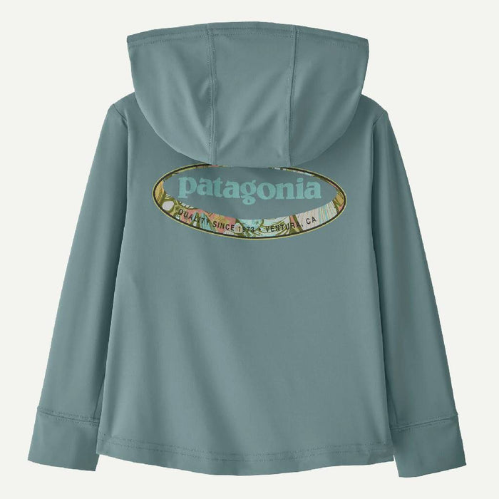 Patagonia Baby's Capilene Silkweight Hoodie - Blue Sage KIDS - Girls - Clothing - Tops - Long Sleeve Tops Patagonia