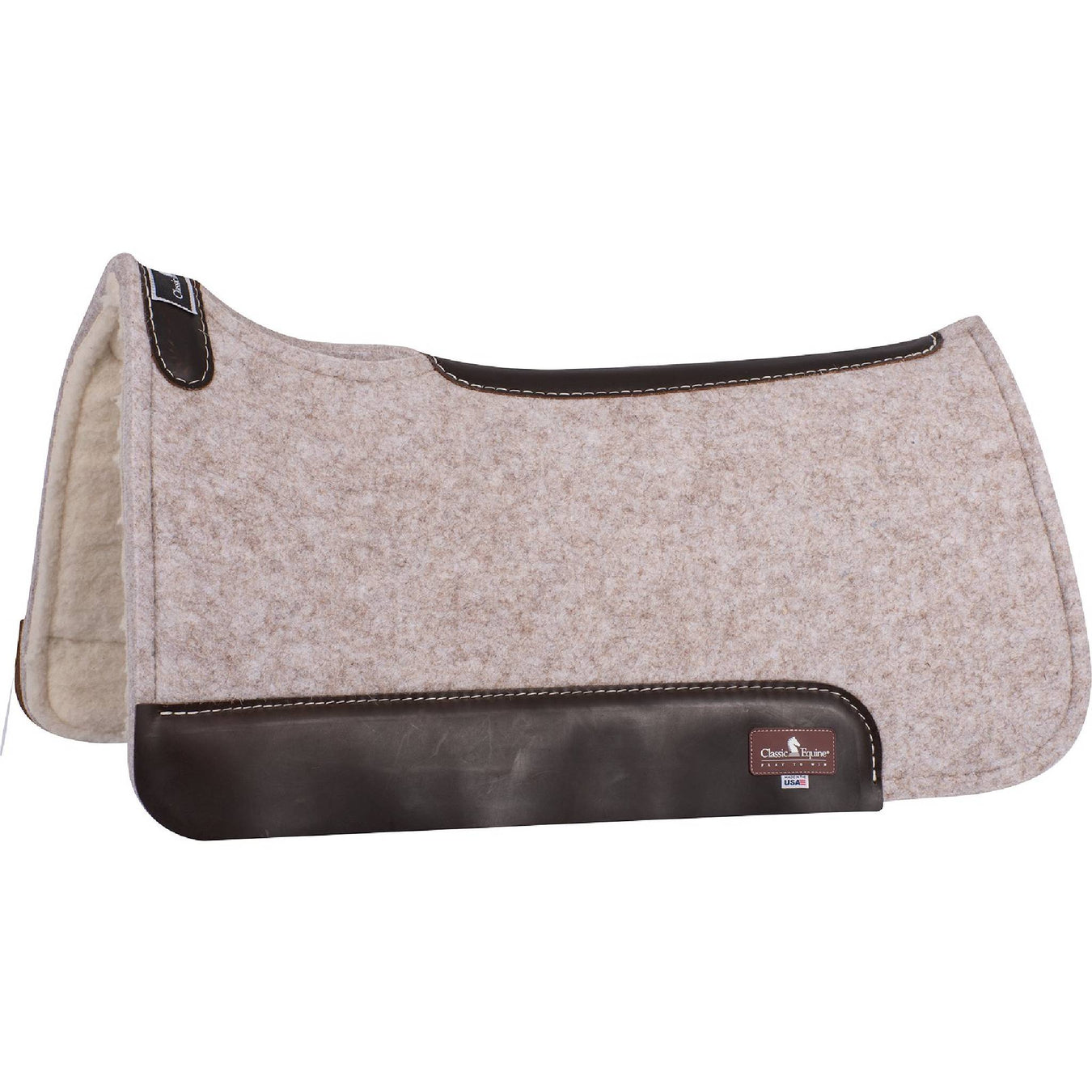 Classic Equine Orthopedic Felt/Fleece Pad Tack - Saddle Pads Classic Equine