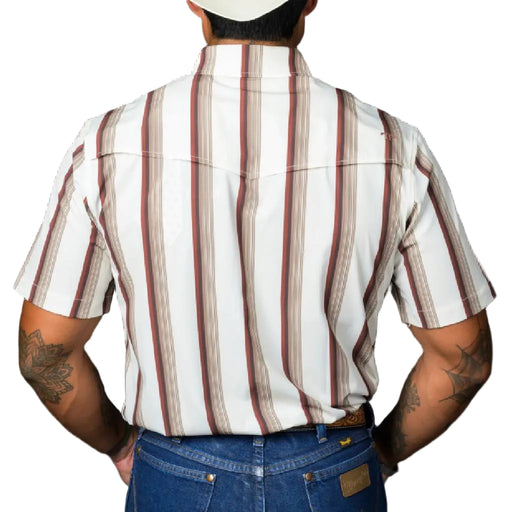 Ferrell Brand Tristan Brown Pearl Snap Shirt MEN - Clothing - Shirts - Short Sleeve Ferrell Brand