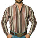 Ferrell Brand Harrison Brown Pearl Snap Shirt MEN - Clothing - Shirts - Long Sleeve Ferrell Brand