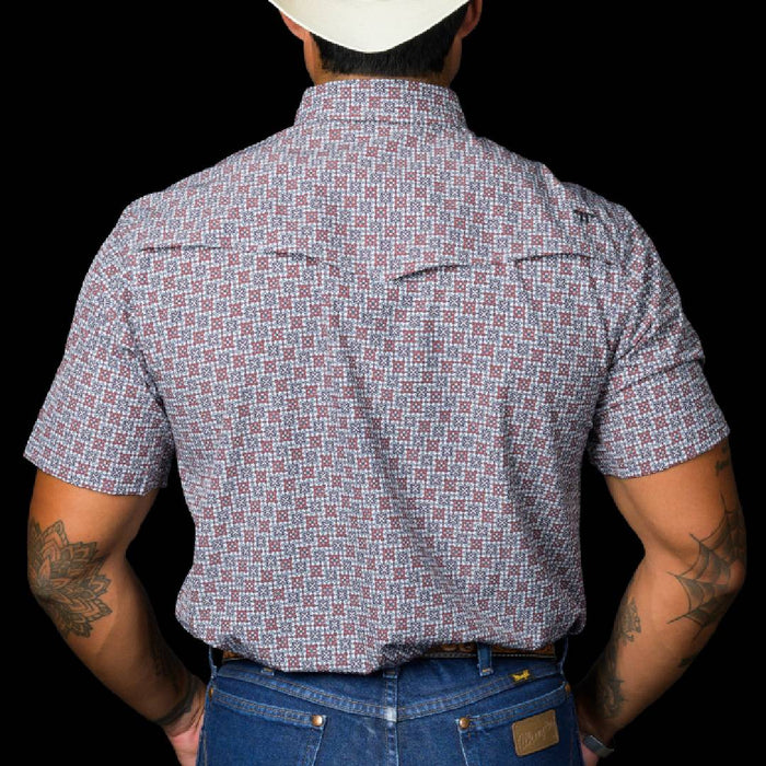 Ferrell Brand Colton Red Pearl Snap Shirt MEN - Clothing - Shirts - Short Sleeve Ferrell Brand