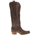 Roper Women's Ryder Vintage Brown Snip Toe Tall Embroidered Boot WOMEN - Footwear - Boots - Western Boots Roper Apparel & Footwear