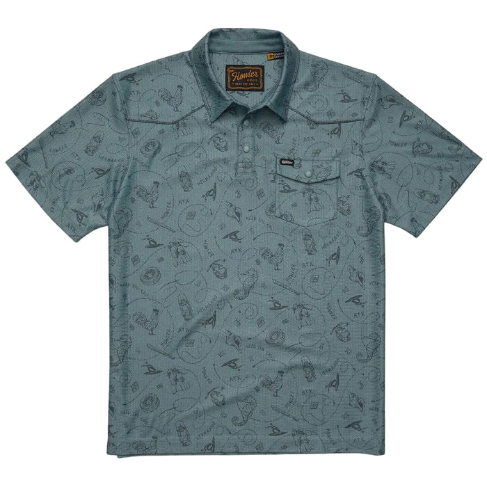 Howler Ranchero Tech Polo Shirt MEN - Clothing - Shirts - Short Sleeve Howler Bros