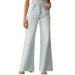 Bayeas Mid Rise Wide Leg Jean Light Blue WOMEN - Clothing - Jeans Bayeas