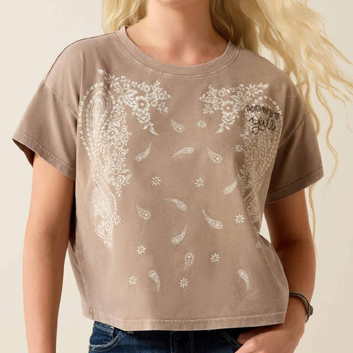 Ariat Women's Paisley Boxy Crop Tee WOMEN - Clothing - Tops - Short Sleeved Ariat Clothing