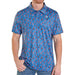 Rock & Roll Denim Men's Cactus Royal Blue Polo Shirt MEN - Clothing - Shirts - Short Sleeve Panhandle