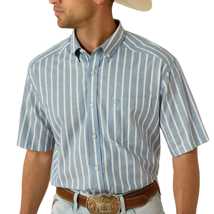 Ariat Men's Pro Series Tre Classic Fit Stripe Button Down Shirt MEN - Clothing - Shirts - Long Sleeve Ariat Clothing