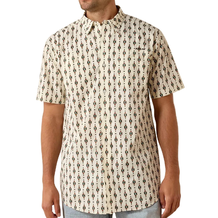 Ariat Men's Aztec Print 360 Airflow Classic Fit Button Down Shirt MEN - Clothing - Shirts - Short Sleeve Ariat Clothing