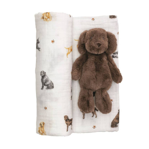 Mud Pie Lab Swaddle/Rattle Set KIDS - Baby - Baby Accessories Mud Pie