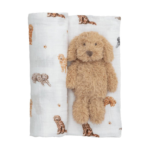 Mud Pie Doodle Swaddle/Rattle Set KIDS - Baby - Baby Accessories Mud Pie
