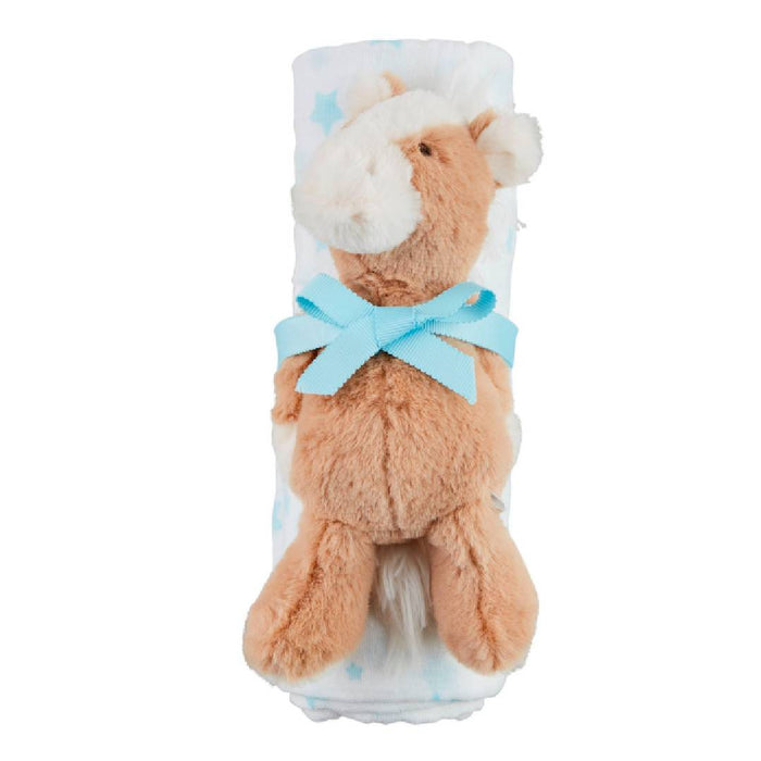 Mud Pie White Star Swaddle/Rattle Set KIDS - Baby - Baby Accessories Mud Pie