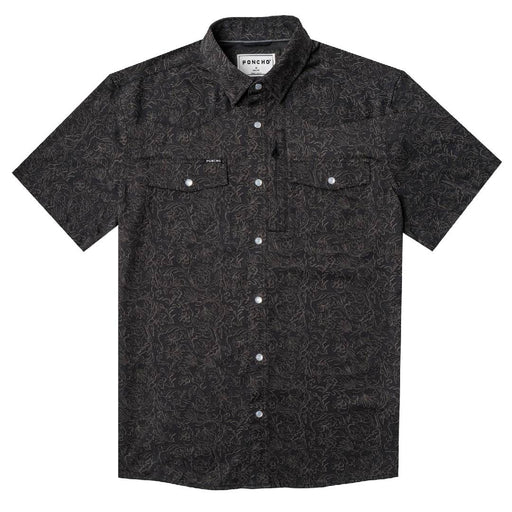 Poncho The John Coffee Western Shirt - Slim Fit MEN - Clothing - Shirts - Short Sleeve Poncho Outdoors