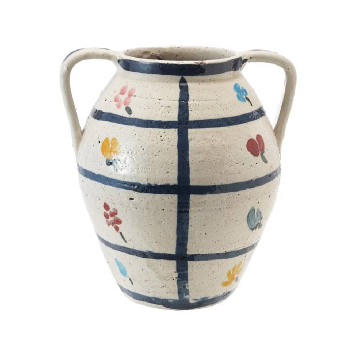 Floral Terra Cotta Urn HOME & GIFTS - Home Decor - Decorative Accents Creative Co-Op
