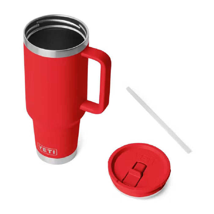 Yeti Rambler 40oz Travel Straw Mug - Rescue Red