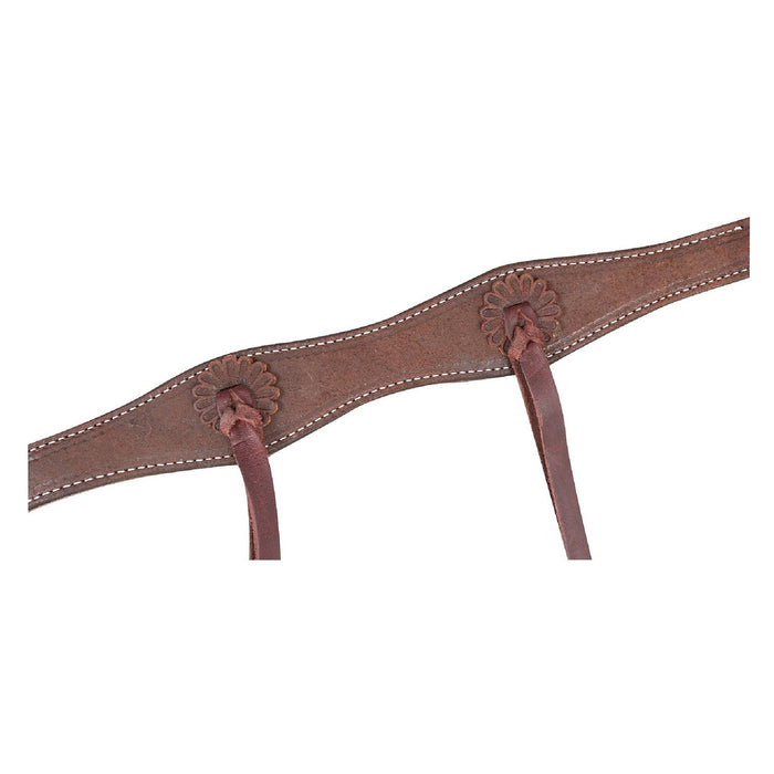 Martin Saddlery 1-1/2" Breast Collar w/Chocolate Rosettes