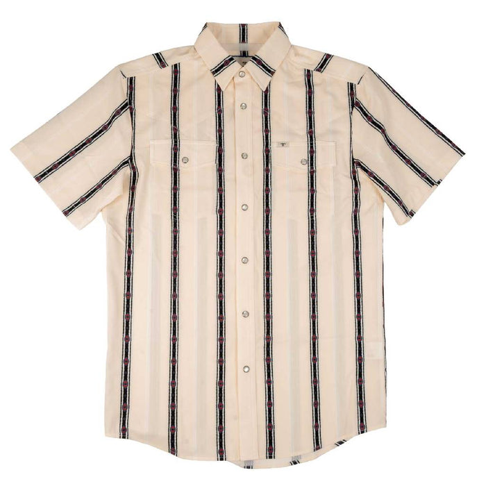 Ferrell Brand Outlaw Cream Pearl Snap Shirt MEN - Clothing - Shirts - Short Sleeve Ferrell Brand