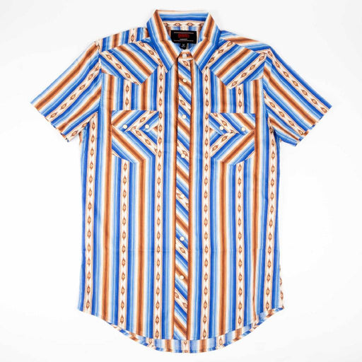 Rock & Roll Denim Men's Serape Stripe Pearl Snap Shirt MEN - Clothing - Shirts - Long Sleeve Panhandle