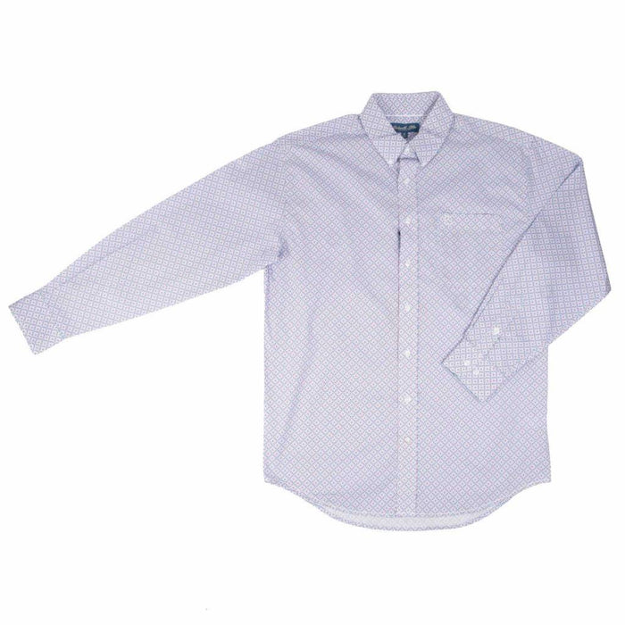 Panhandle Slim Men's Pink Geo Print Button Down Shirt MEN - Clothing - Shirts - Long Sleeve Panhandle