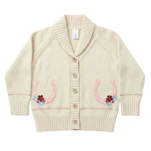 Lil Dreamer Horseshoe Cardigan KIDS - Girls - Clothing - Sweaters & Cardigans Bridle Up Hope Shop