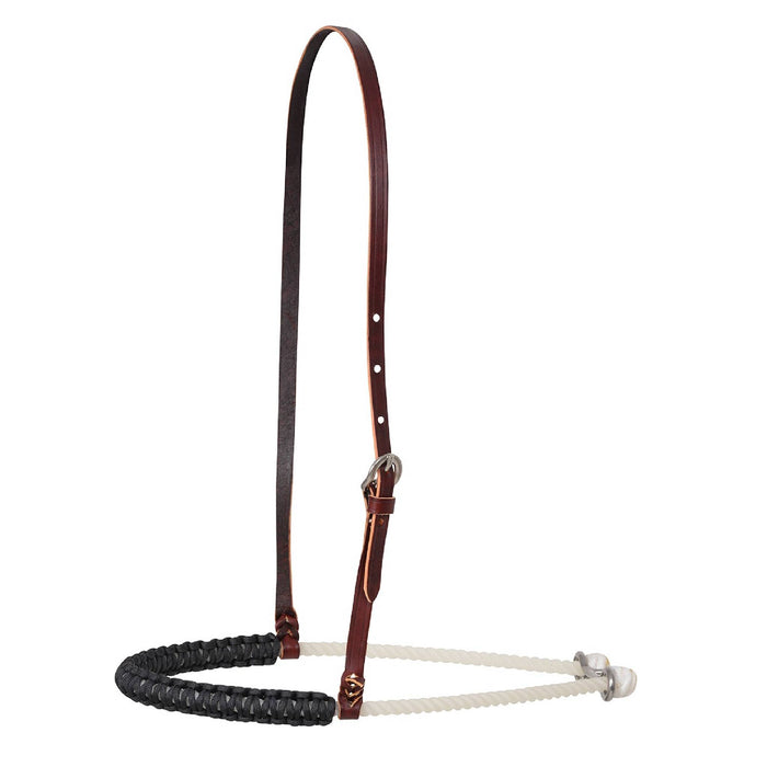 Martin Saddlery 3/8" Single Rope Noseband w/Braided Cover