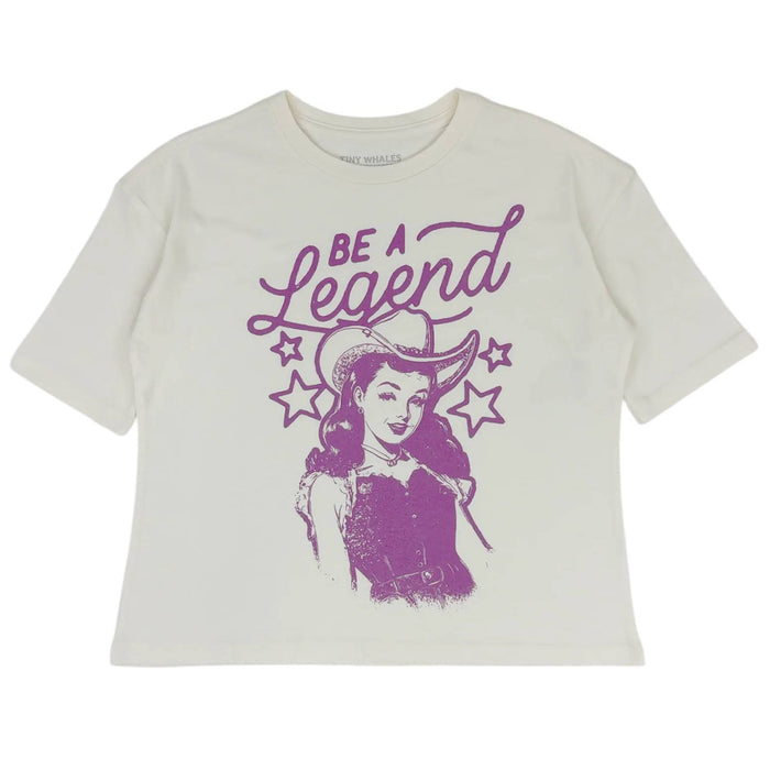 Tiny Whales Girl's Be A Legend Super Tee KIDS - Girls - Clothing - T-Shirts Tiny Whales