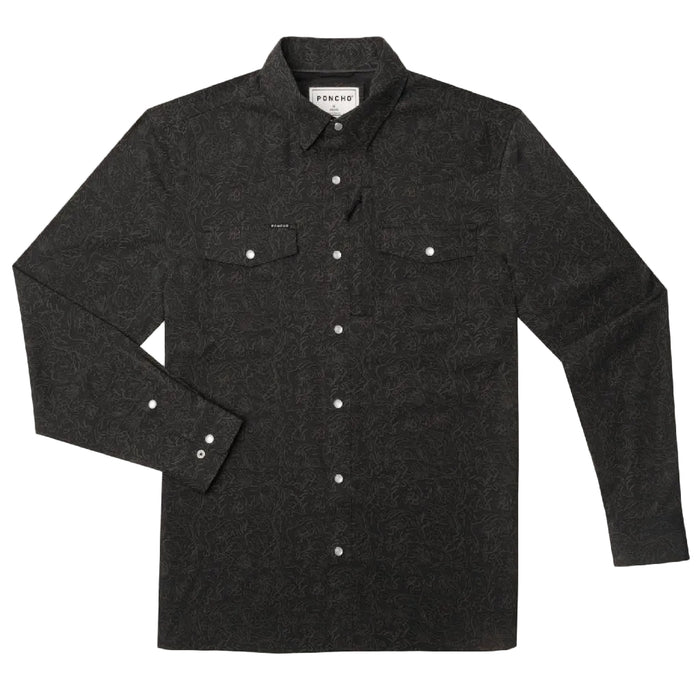 Poncho The Pat Garrett Western Shirt - Slim Fit MEN - Clothing - Shirts - Long Sleeve Poncho Outdoors