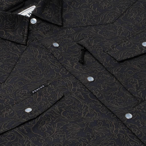 Poncho The Pat Garrett Western Shirt - Slim Fit MEN - Clothing - Shirts - Long Sleeve Poncho Outdoors