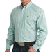 Cinch Men's Blue Geo Print Button Down Shirt MEN - Clothing - Shirts - Long Sleeve Cinch