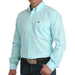 Cinch Men's Blue Geo Print Button Down Shirt MEN - Clothing - Shirts - Long Sleeve Cinch