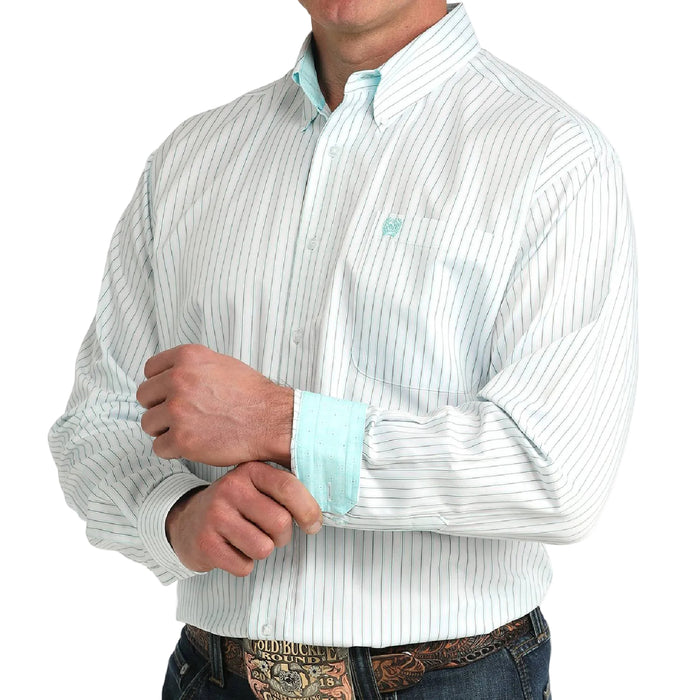 Cinch Men's Stripe Button Down Shirt MEN - Clothing - Shirts - Long Sleeve Cinch