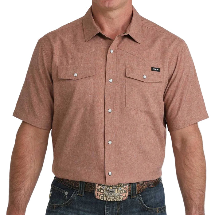 Cinch Men's Pearl Snap Camp Shirt