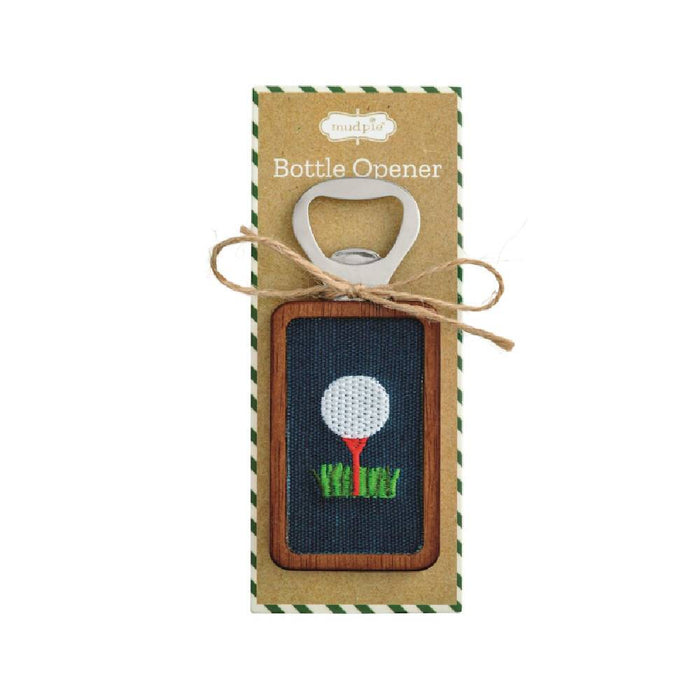 Mud Pie Ball and Tee Bottle Opener HOME & GIFTS - Tabletop + Kitchen - Bar Accessories Mud Pie