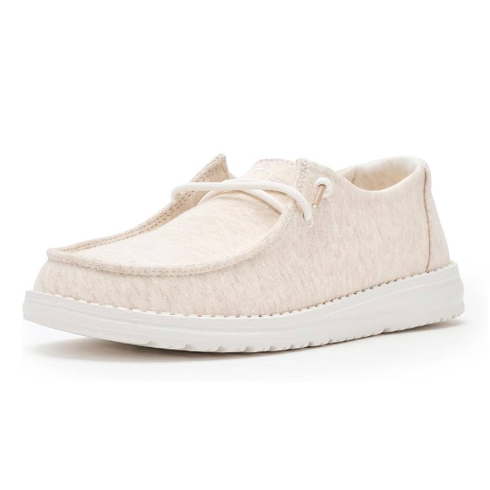 Hey Dude Wendy Stretch Jersey - Oat WOMEN - Footwear - Casuals Hey Dude