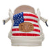 Hey Dude Wally Americana II - Bone/White MEN - Footwear - Casual Shoes Hey Dude