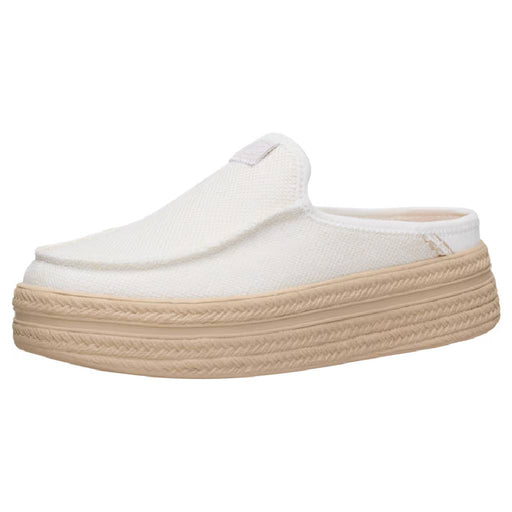 Hey Dude Austin Lift Espadrille Woven - Egret WOMEN - Footwear - Casuals Hey Dude