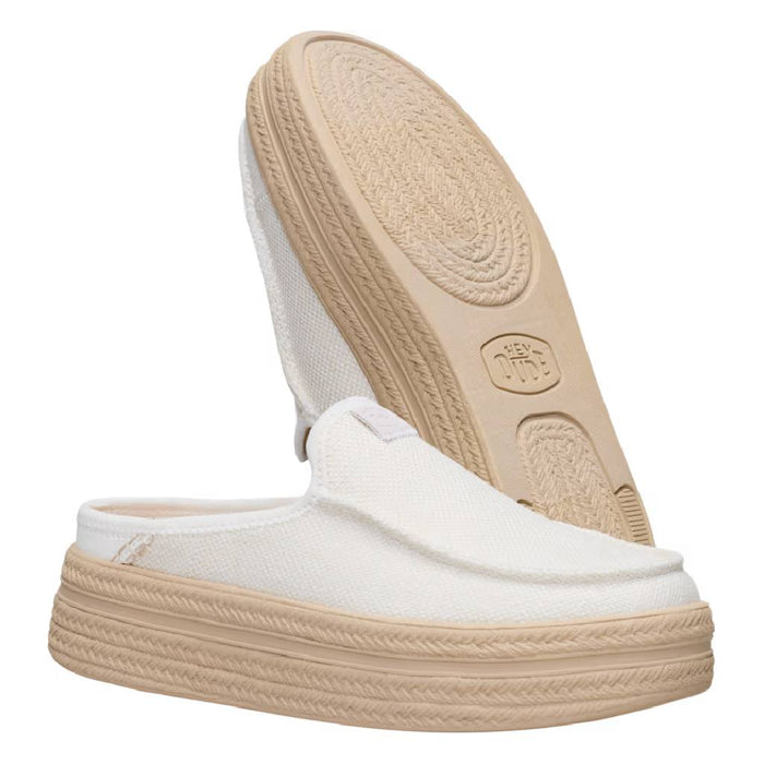 Hey Dude Austin Lift Espadrille Woven - Egret WOMEN - Footwear - Casuals Hey Dude