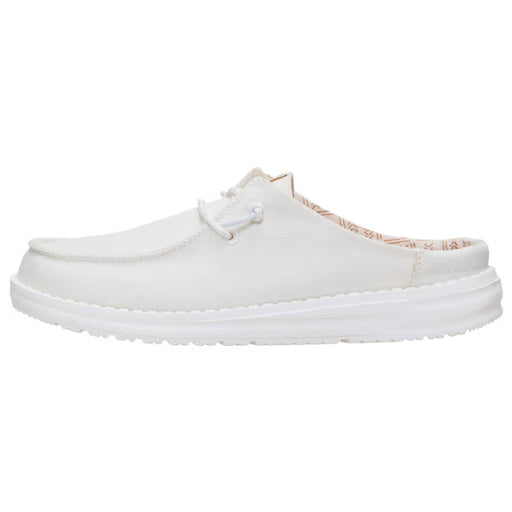 Hey Dude Wendy Slip Stretch Canvas - White WOMEN - Footwear - Casuals Hey Dude