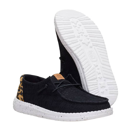 Hey Dude Wendy Wildcat - Black/Leopard WOMEN - Footwear - Casuals Hey Dude