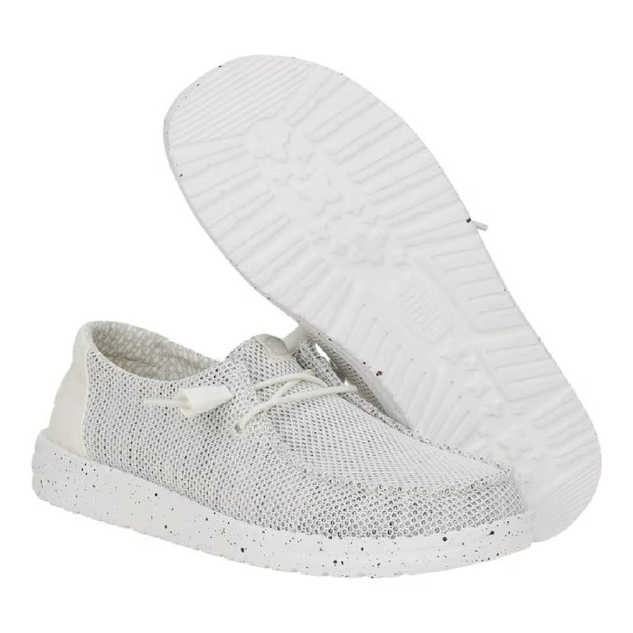 Hey Dude Wendy Stretch Sox - Stone White WOMEN - Footwear - Casuals Hey Dude