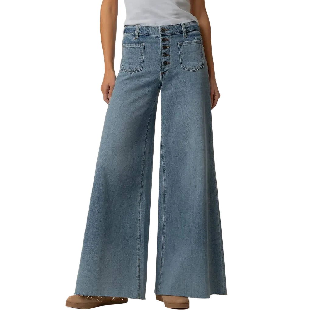 Kut Blake High Rise Super Wide Leg Jean — Teskeys