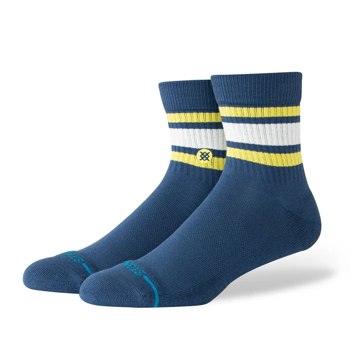 Stance Men's Boyd Quarter Crew Deep Teal Socks