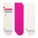Stance Youth 3 Pack Hearts Ivory Crew Cocks KIDS - Accessories - Socks & Underwear Stance