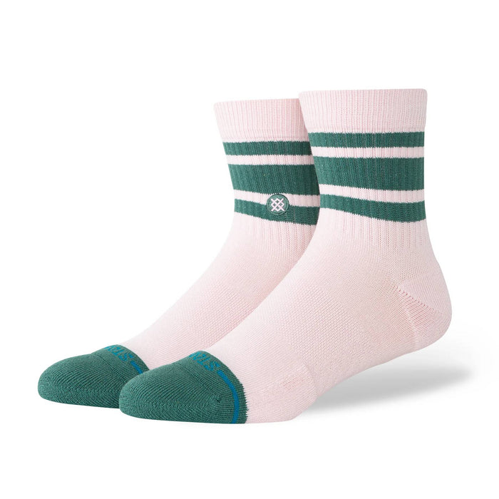 Stance Women's Boyd Pink Quarter Crew Socks