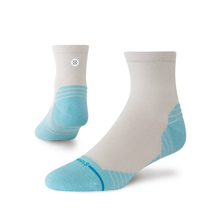 Stance Women's Two Tone Light Blue Quarter Crew Socks