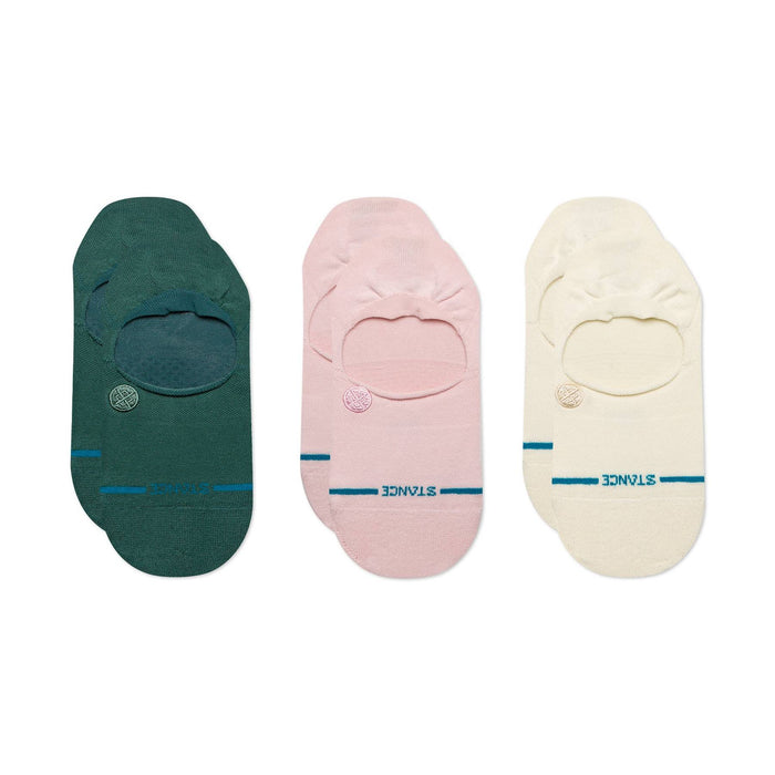 Stance Women's 3 Pack Icon Teal No Show Socks
