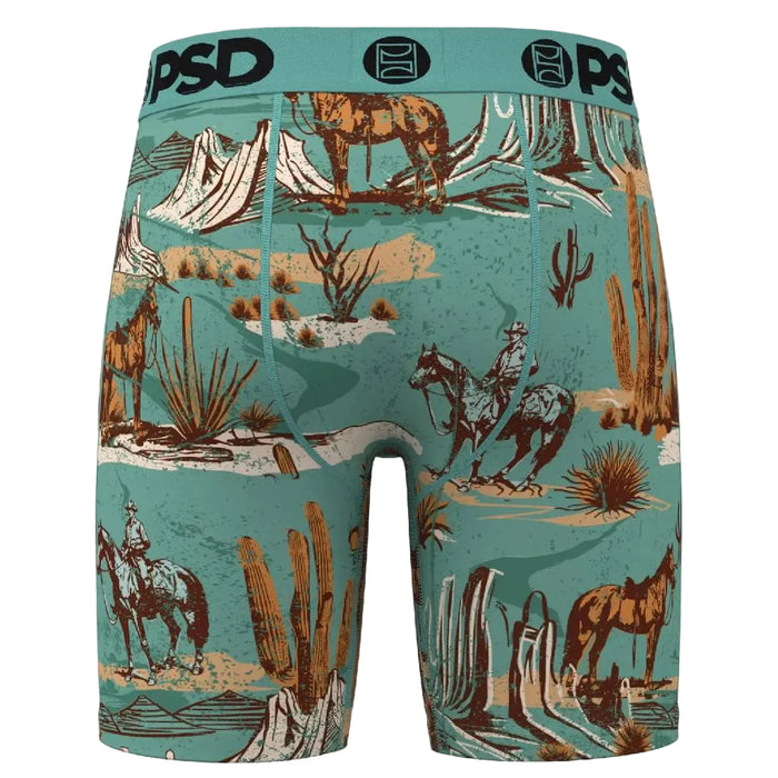 PSD Men's Ranch Life Teal Boxer Brief