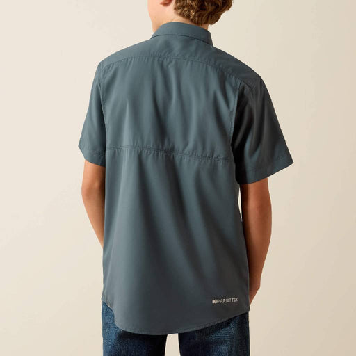 Ariat Boy's VentTek Outbound Paprika Button Down Shirt KIDS - Boys - Clothing - Shirts - Short Sleeve Shirts Ariat Clothing