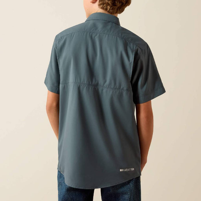 Ariat Boy's VentTek Outbound Paprika Button Down Shirt KIDS - Boys - Clothing - Shirts - Short Sleeve Shirts Ariat Clothing