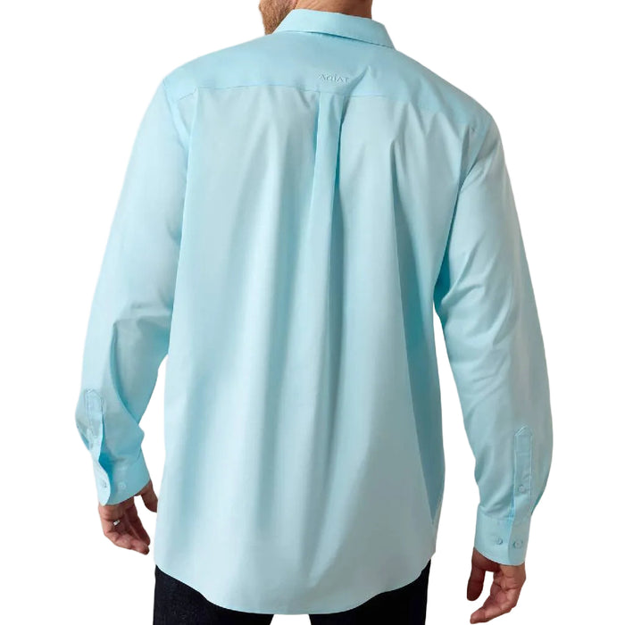 Ariat Men's Everything Classic Crystal Blue Button Down Shirt MEN - Clothing - Shirts - Long Sleeve Ariat Clothing